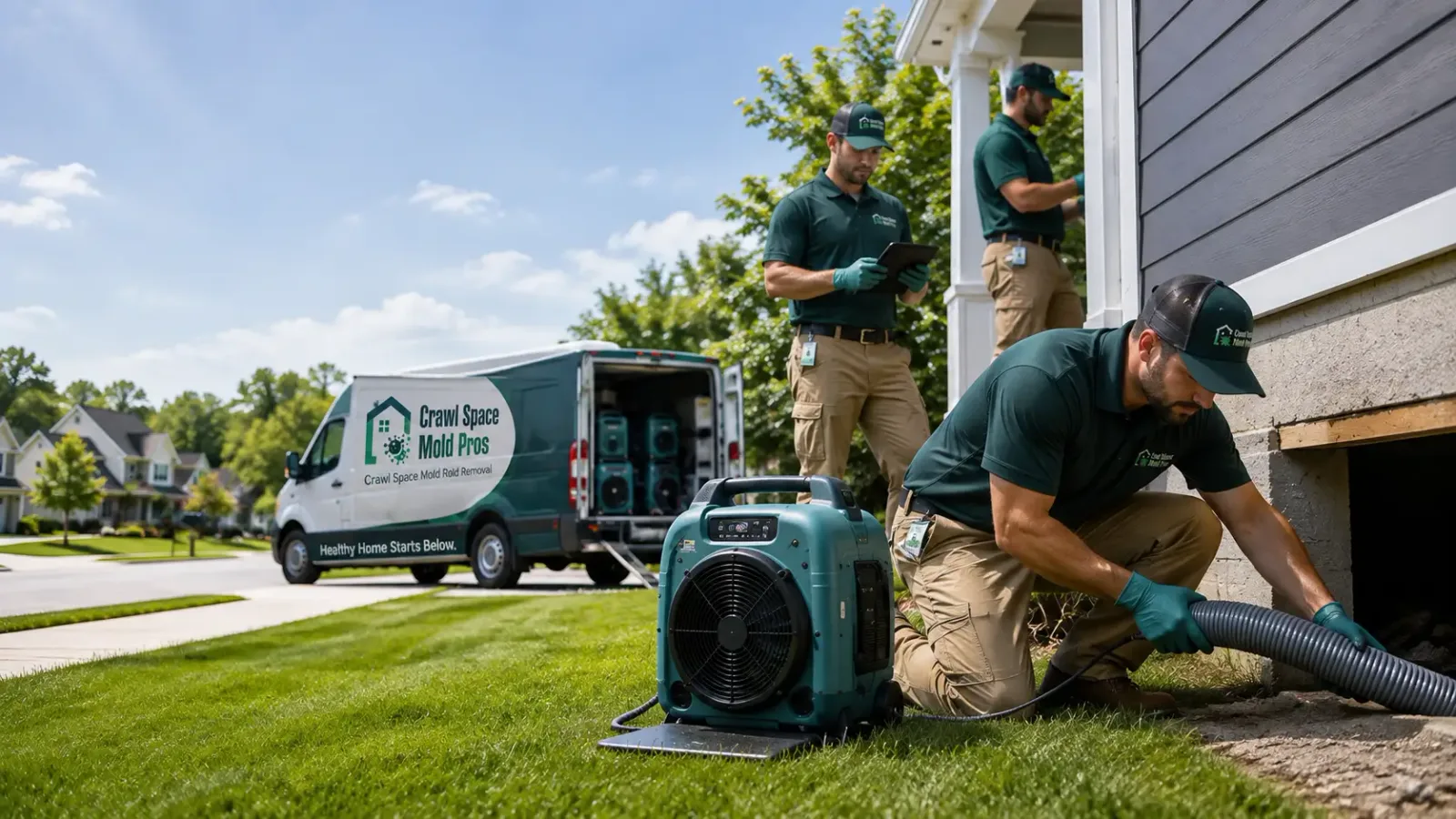 Crawl Space Mold Removal in Burr Oak, KS